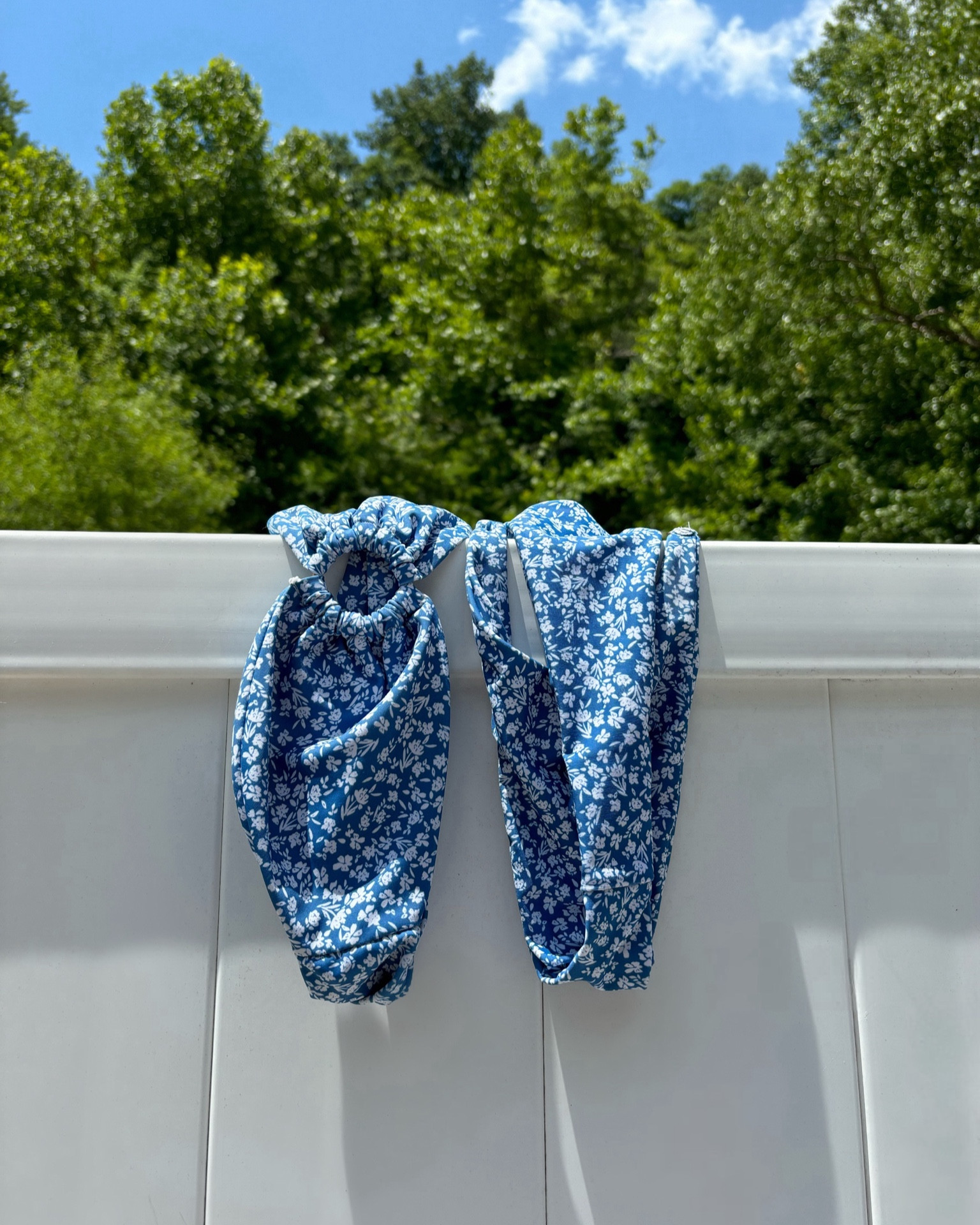 blue floral bikini 💙