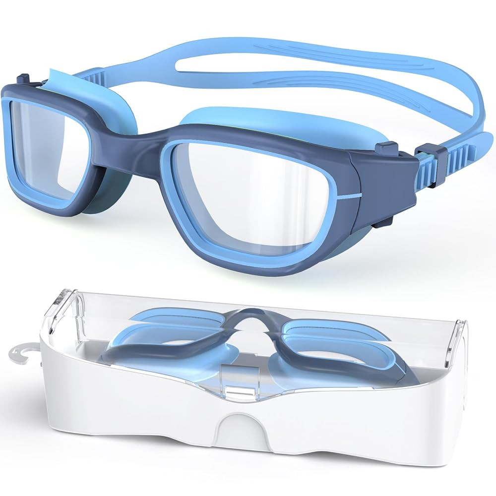 Kids Swim Goggles,Swimming Goggles for Kids 6-14, Anti-Fog UV Protection Pool Glasses for Boys Gi... | Amazon (US)
