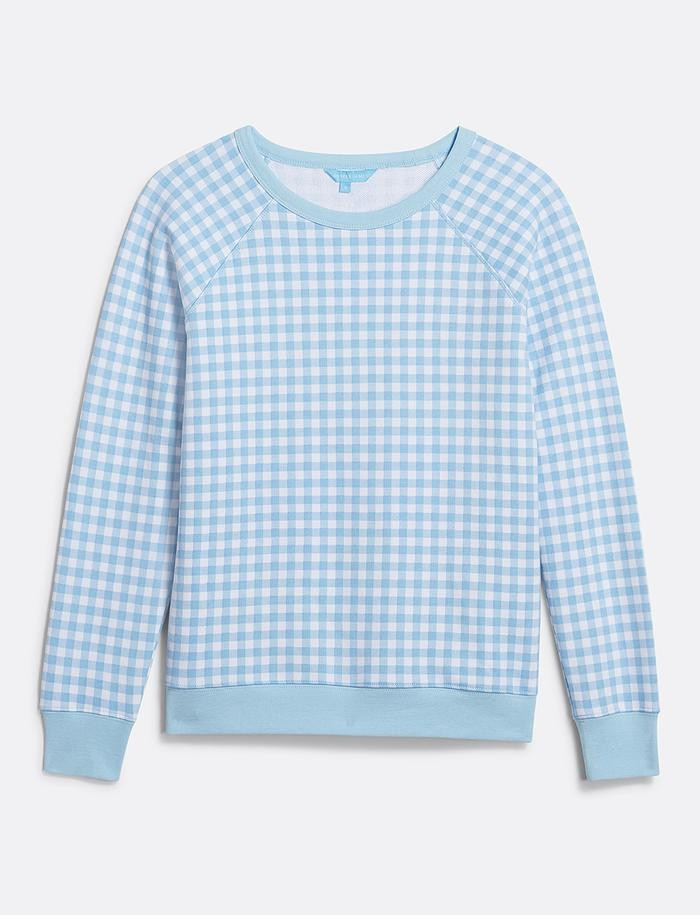Natalie Sweatshirt in Gingham | Draper James (US)