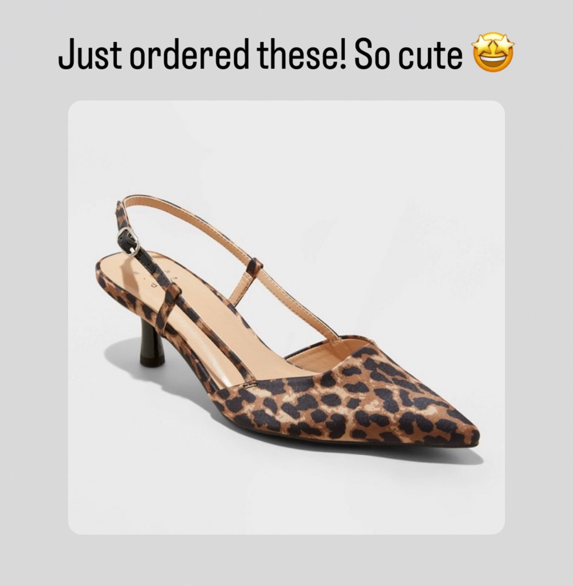 The cutest cheetah kitten heels only $30 🤩 available in sizes 5-12! 

#LTKShoeCrush #LTKParties #LTKSeasonal