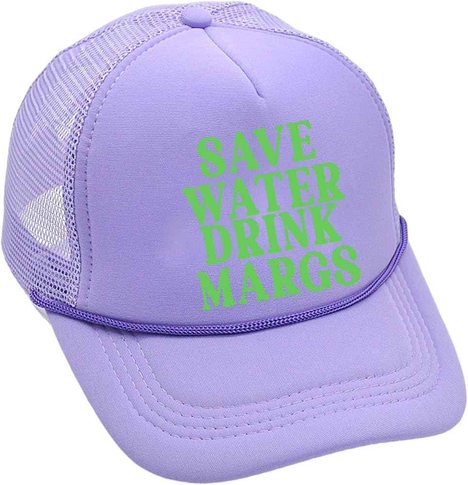 Save Water Drink Margs Trucker Hat Trendy Funny Print Country Tequila Beer Hats Women Men Fashion... | Amazon (US)