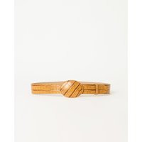 MABEL CROCO LEATHER BELT | B-Low The Belt