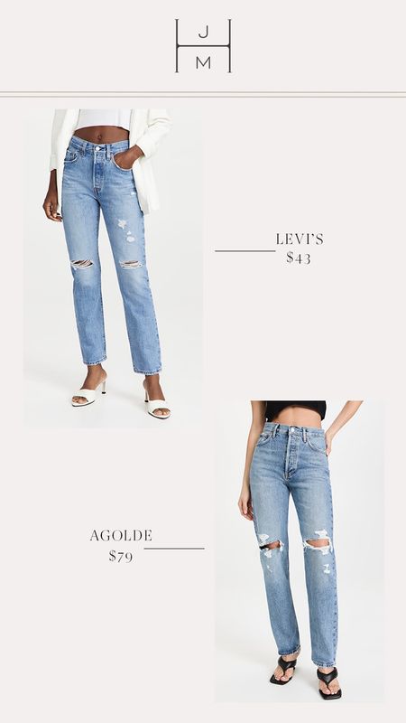 Two of my favorite pair of jeans just went on mega sale! I wear a 26 in Levi’s and a 25 in Agolde. 

#LTKunder50 #LTKsalealert #LTKunder100