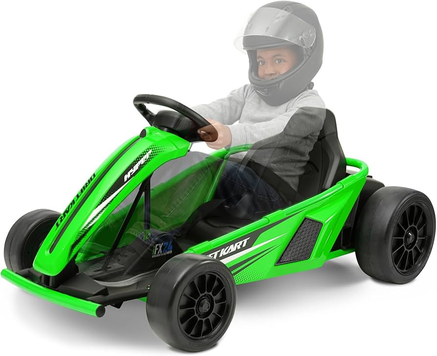 Hyper Toys 24V Go Kart Ride On (Green) | Amazon (US)