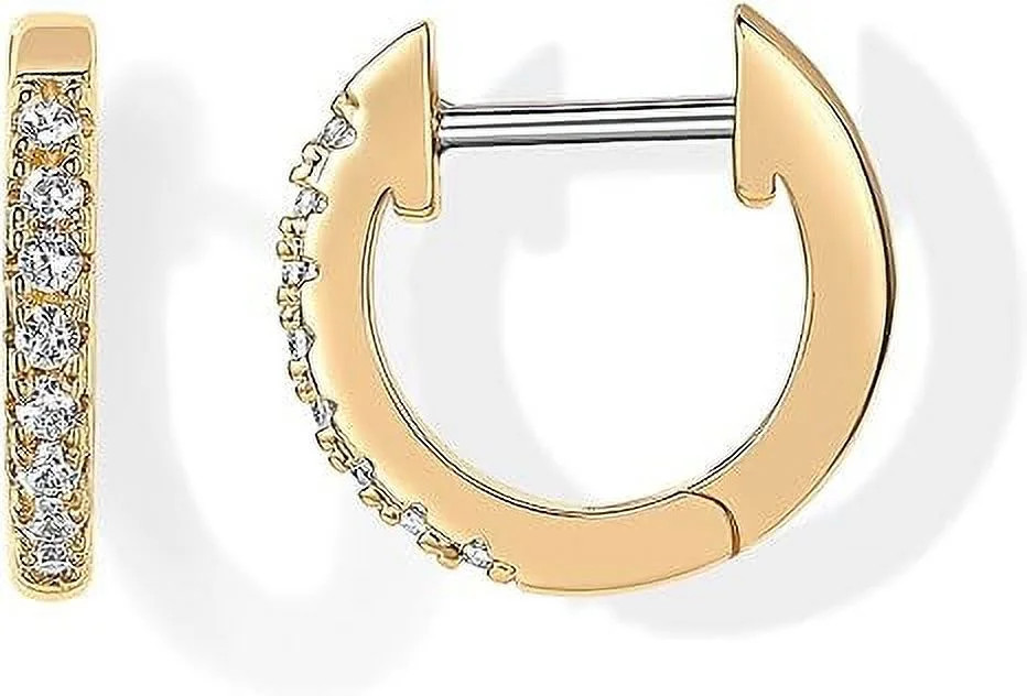 PAVOI Womens 14K Yellow Gold-Plated-Base Cubic Zirconia Cuff Earring | Walmart (US)