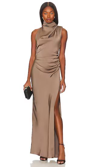 Constantina Gown in Iron Grey | Revolve Clothing (Global)