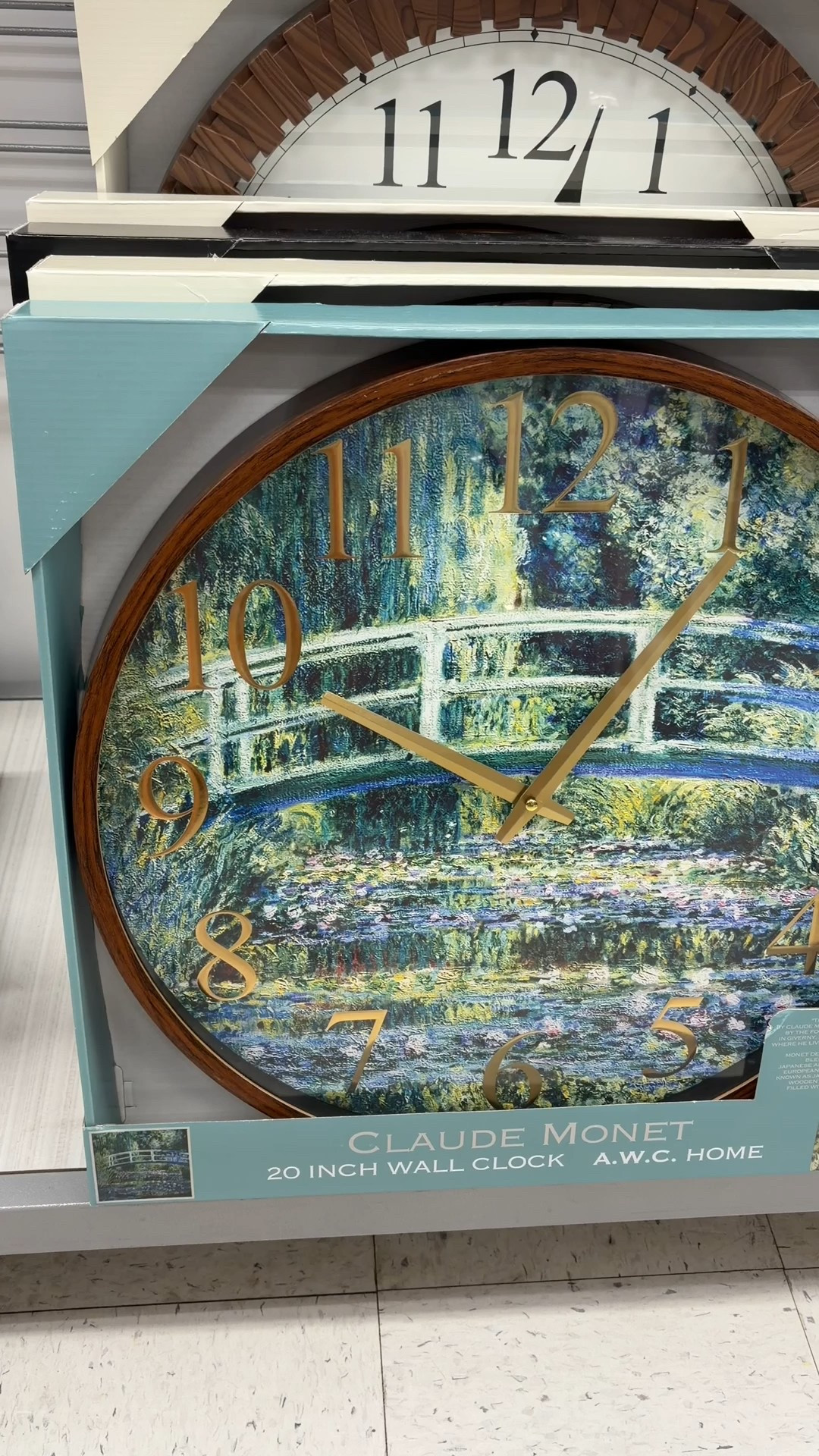 the cutest claude monet wall clock find at tjmaxx!!

#LTKFindsUnder50 #LTKHome #LTKGiftGuide