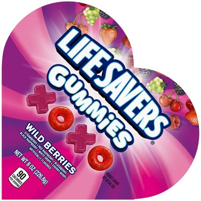 LifeSavers Gummies Valentine's Heart Box Wild Berries Candy - 8oz | Target