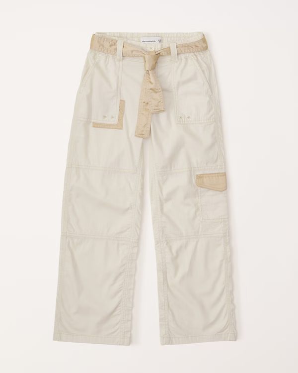 girls belted cargo pants | girls bottoms | Abercrombie.com | Abercrombie & Fitch (US)