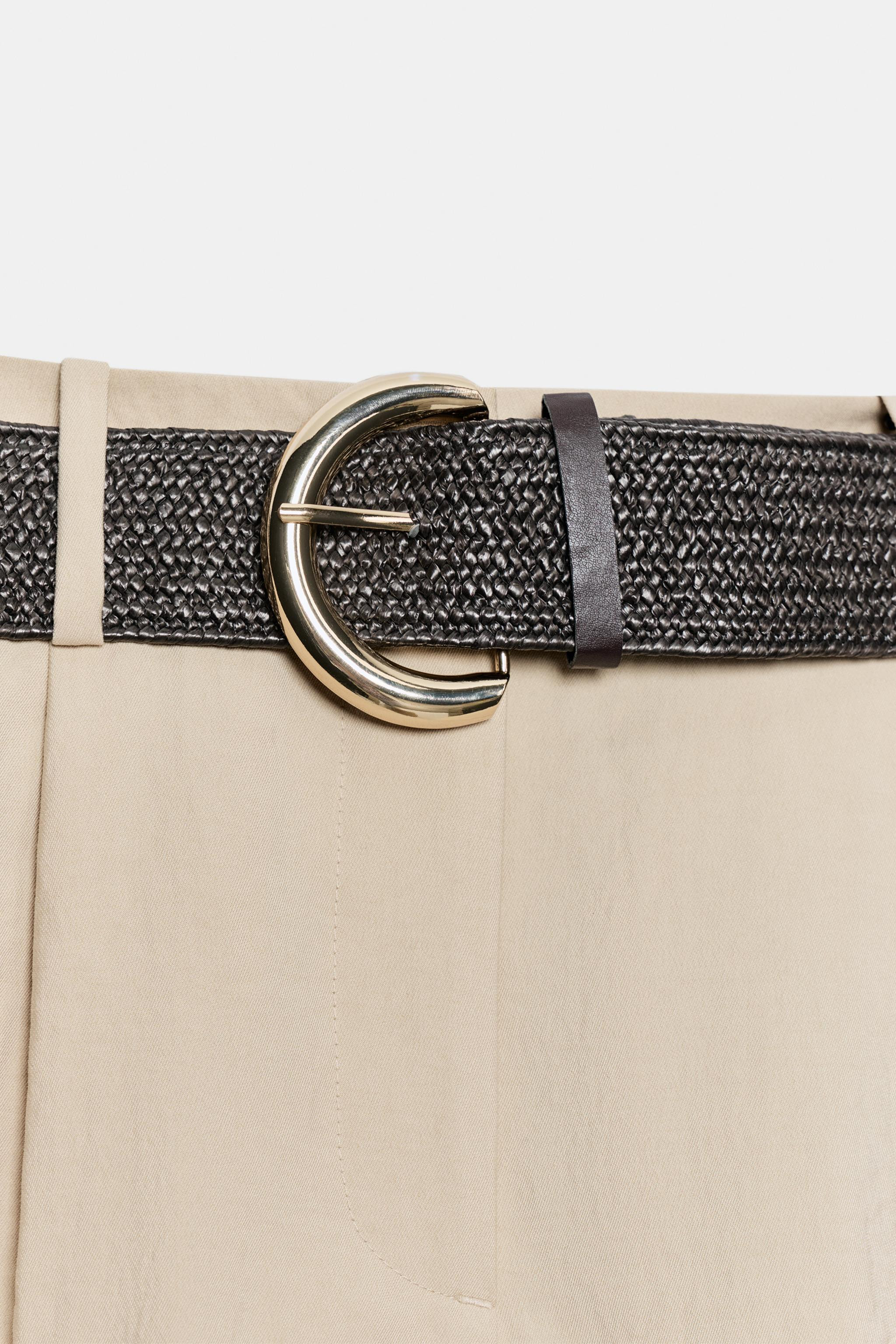 BELTED DARTED BERMUDA SHORTS | Zara UK