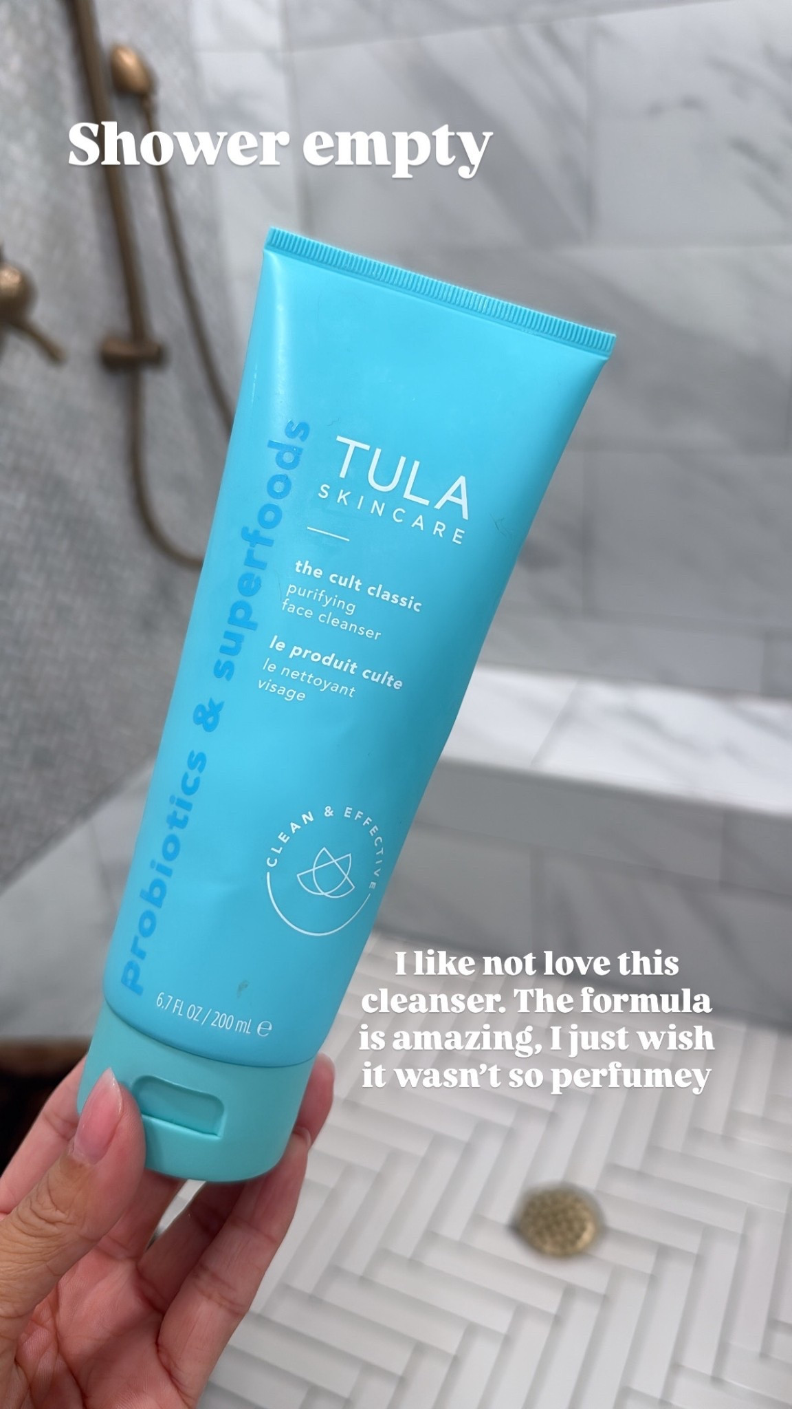 Shower empty!! 

#LTKselfcare #LTKHoliday #LTKdayinmylife