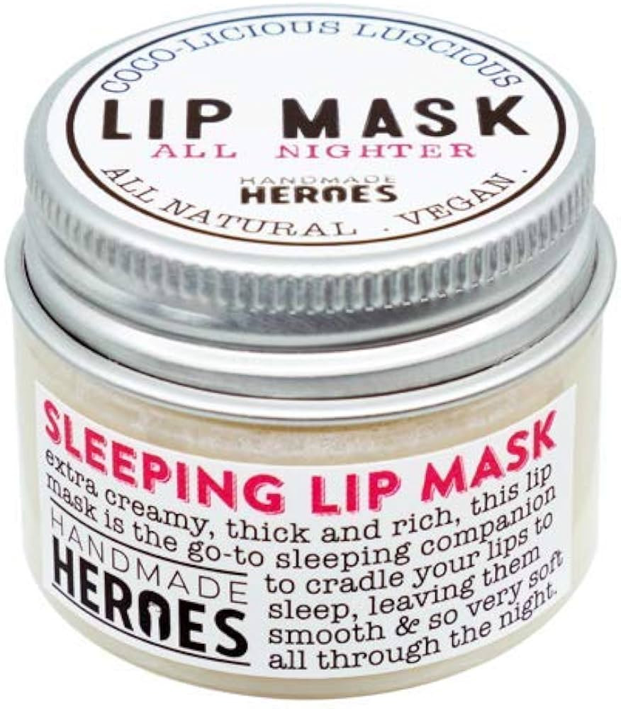 100% Natural Vegan Lip Butter Sleeping Lip Mask, Overnight Lip Moisturizer and Conditioner for Dr... | Amazon (US)