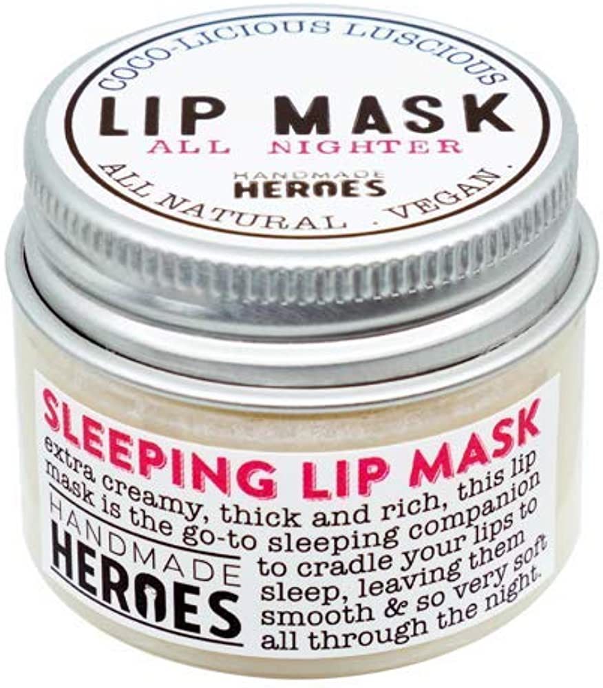 100% Natural Vegan Lip Butter Sleeping Lip Mask, Overnight Lip Moisturizer and Conditioner for Dr... | Amazon (US)