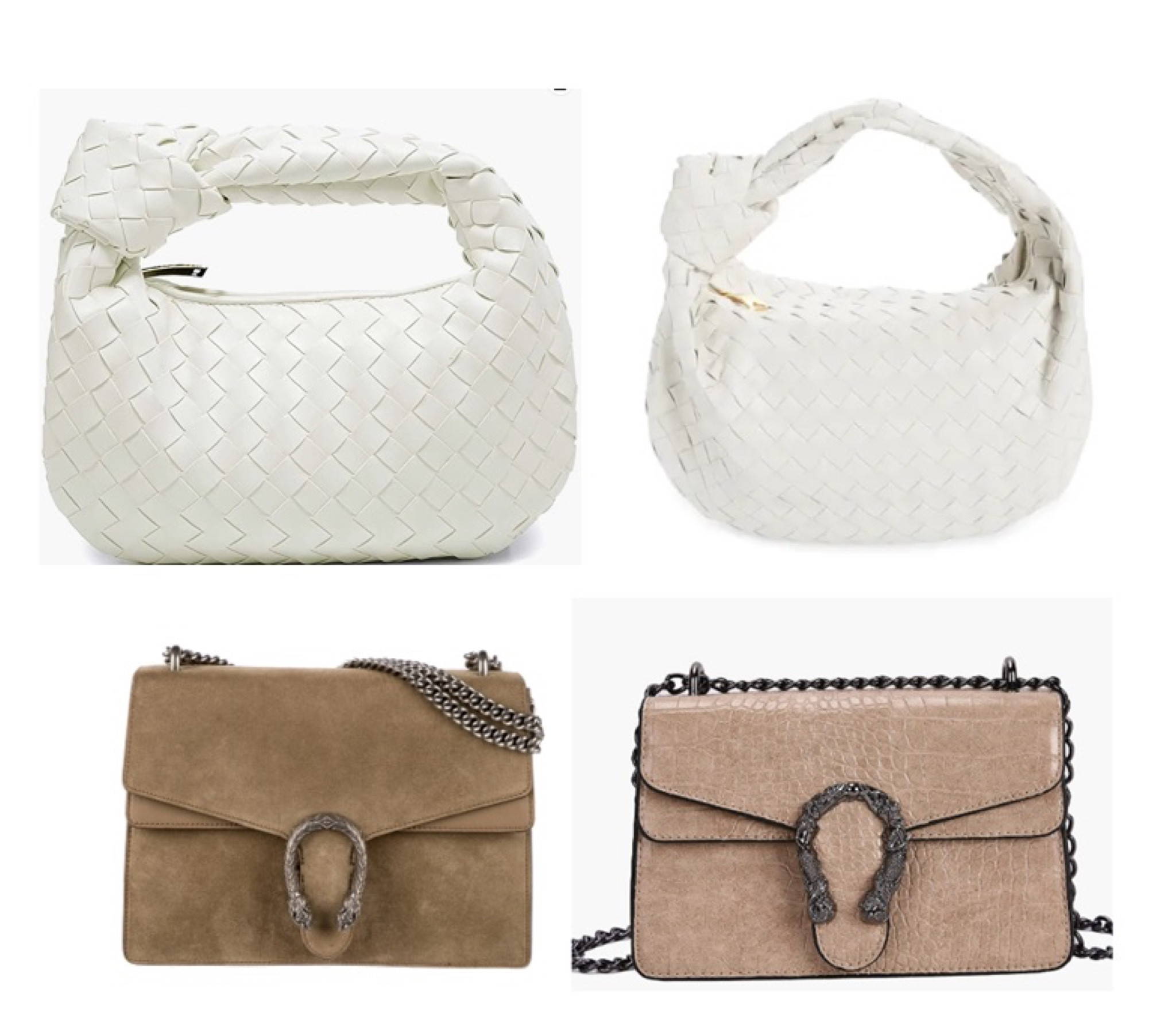 Amazon dupes! 
Bottega bag $44 vs $2500
Gucci bag $30 vs $1695

#LTKunder50 #LTKitbag #LTKSeasonal