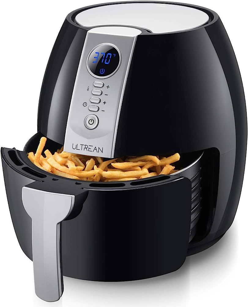 Ultrean Air Fryer, 4.2 Quart Electric Hot Airfryer Oven Oilless Cooker with LCD Digital Screen an... | Amazon (US)