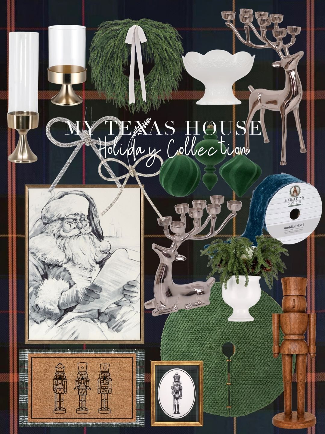 Loving the blue and green vibes from our holiday collection this year!! So stunning, and available now online and in select Walmart locations! 

 #LTKSeasonal #LTKHome
