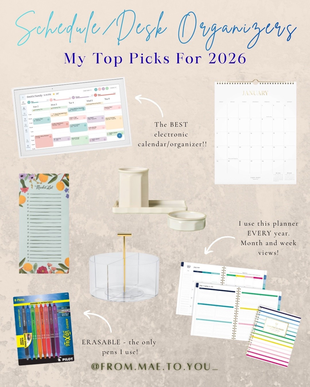 If I could only recommend one or two things, it would be the Skylight and the simplified planner. But if you get the simplified planner you’re going to want the erasable pens too! :)

#LTKHome