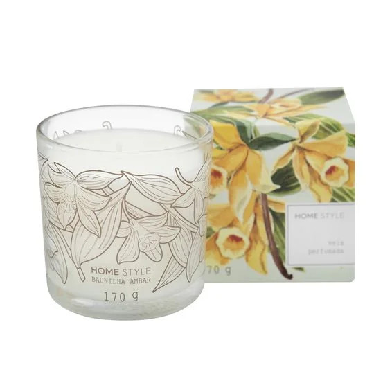 Vela Perfumada Home Style Baunilha Âmbar 170 g - Camicado | Camicado (BR)