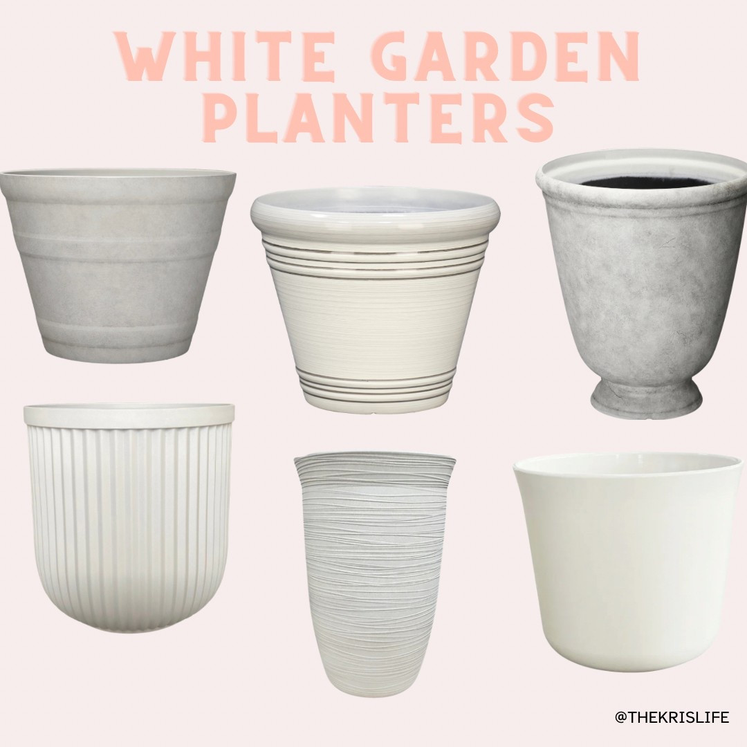 Large white planters! 


Gardening, containers, planters, large planters, spring

#LTKHome #LTKSeasonal #LTKSaleAlert