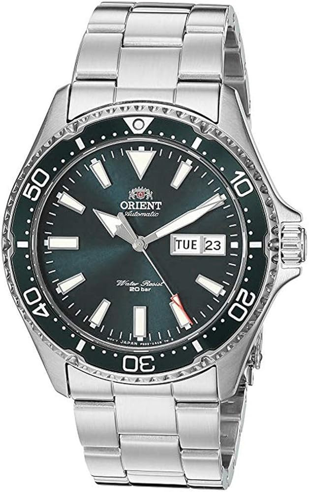 Orient Men's Kamasu Stainless Steel Japanese-Automatic Diving Watch | Amazon (US)