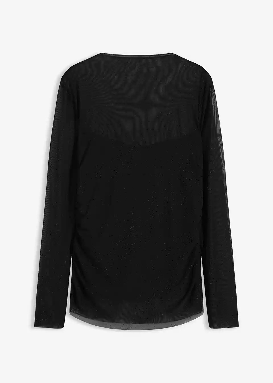 Langarmshirt aus zartem Mesh | Bonprix DE