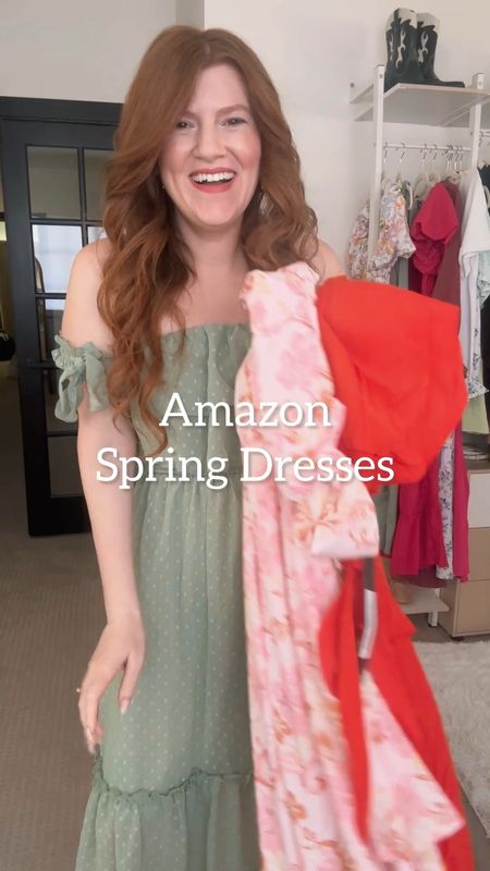 Spring dresses from amazon. Size medium in all. 

Spring dress. Maxi dress. 

#LTKmidsize #LTKfindsunder50 #LTKsalealert