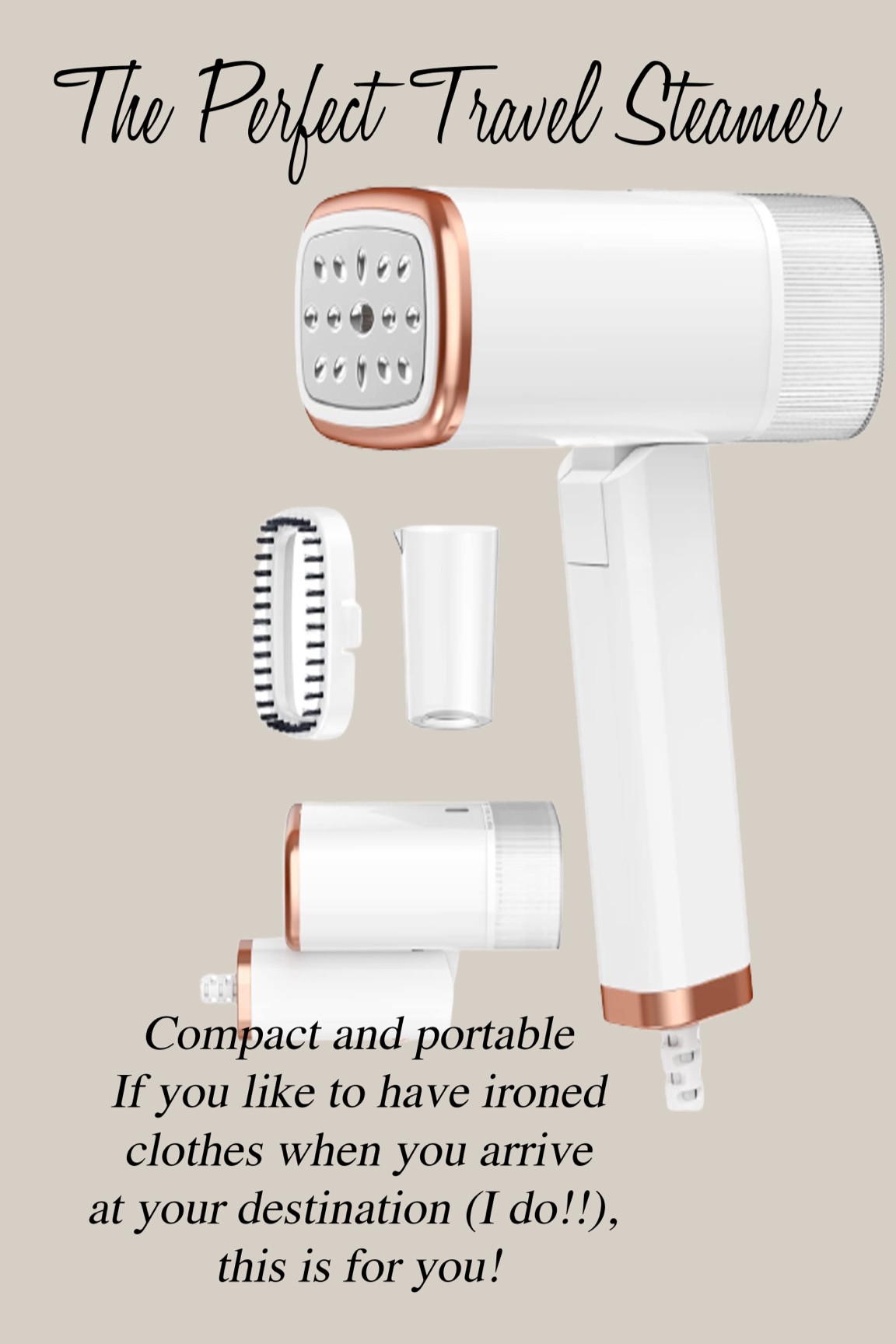 The best travel steamer. Compact and portable. A great Amazon Prime Day deal.

#ltkfind #ltksalealert

#LTKunder50 #LTKunder100 #LTKxPrimeDay