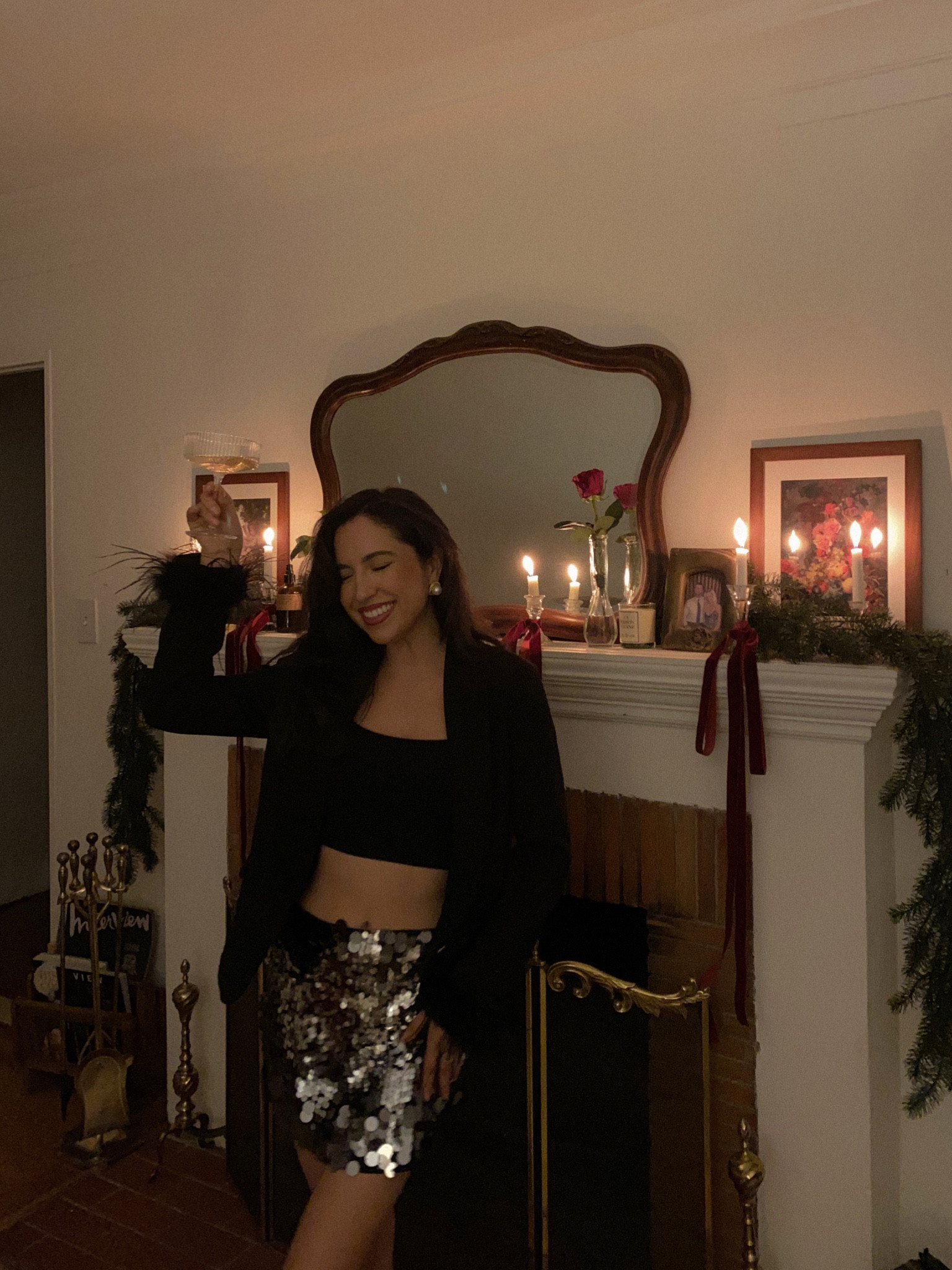 Holiday style with lulus ~ sparkle mini skirt, fur trim blazer 

#LTKStyleTip #LTKFindsUnder100 #LTKHoliday