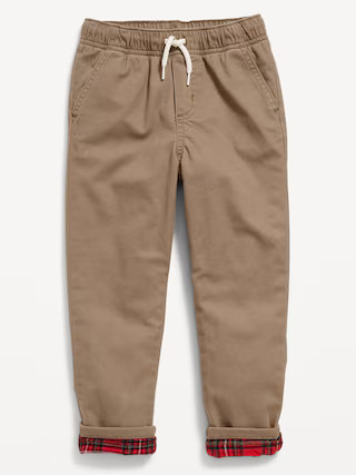 Cozy-Lined Twill Pants for Toddler Boys | Old Navy (US)