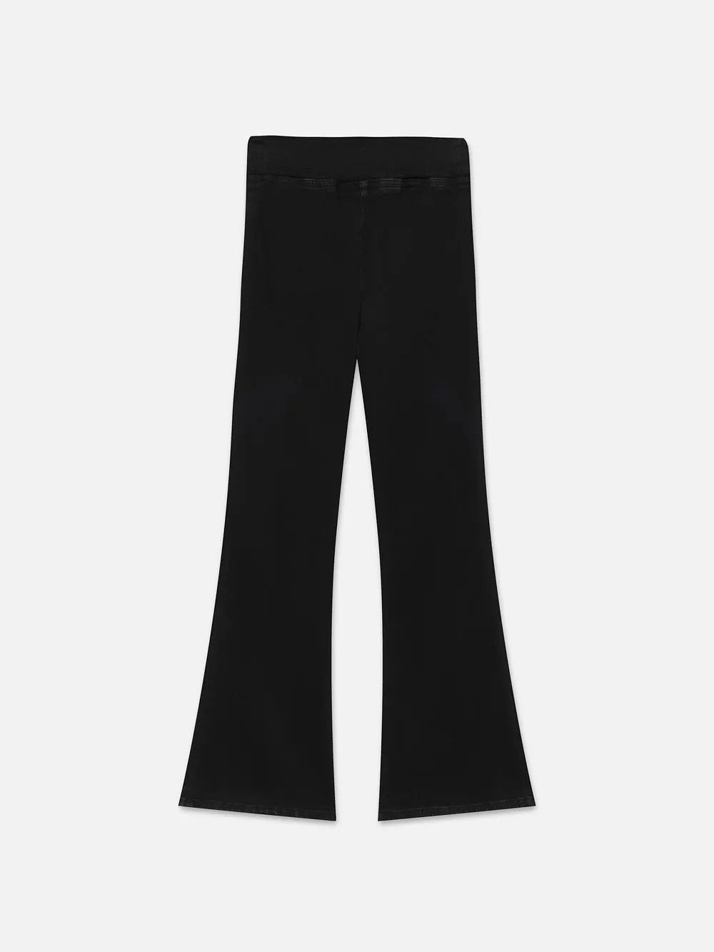 The Jetset Crop Mini Boot  in  Sheen Noir | Frame Denim