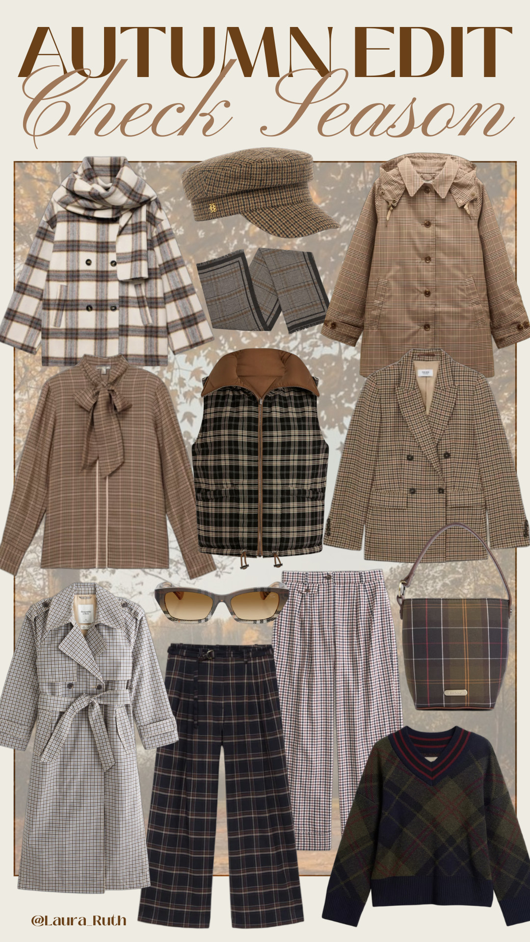From tweeds to tartans, plaids to houndstooth 🍂🤎 The ultimate autumn wardrobe edit. Think timeless layers, rich autumnal tones and classic pieces you’ll be reaching for season after season. 

 #LTKuk #LTKautumn #LTKworkwear