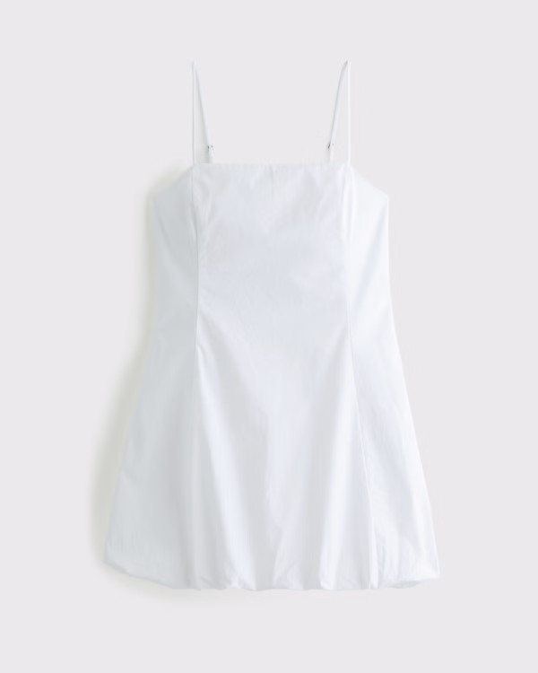 Women's Squareneck Bubble Hem Mini Dress | Women's Dresses & Jumpsuits | Abercrombie.com | Abercrombie & Fitch (US)