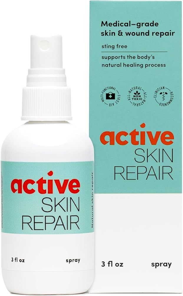 Active Skin Repair First Aid Healing Skin Spray - Natural & Non-Toxic with Hypochlorus Acid for M... | Amazon (US)