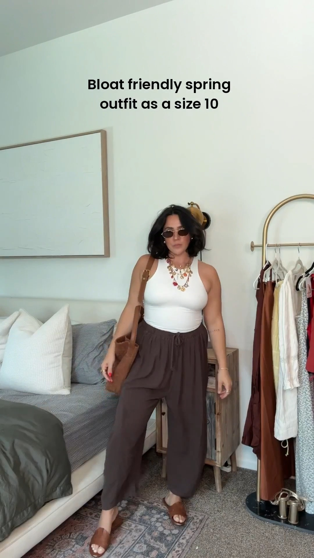 The perfect spring outfit! 

Tank: L (double lined) 
Pants: M (size down) 
Bra: TTS (no wire)
Undies: L 
Shirt: L (I sized up) 

Spring accessories, spring style, flowy pants, resort wear, mom style, midsize fashion, bra, underwear, shaping, Amazon fashion.

#LTKgrwm #LTKMidsize #LTKSeasonal