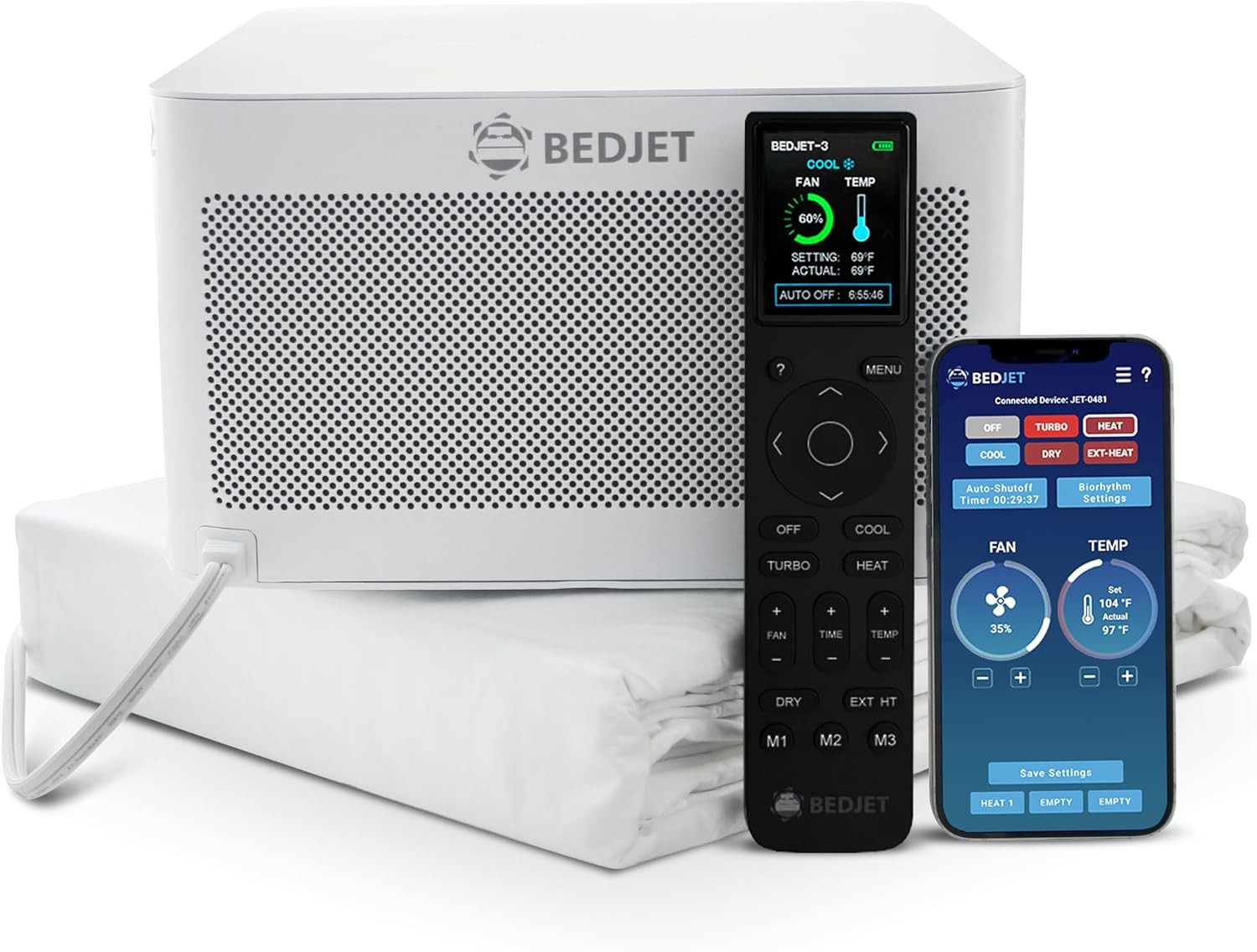 BedJet Cooling & Heating Climate Fan for Beds + Cloud Sheet (King/Cal King) | Amazon (US)