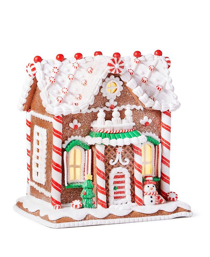 Christmas Cheer Light-Up Gingerbread House, Created for Macy's | Macys (US)