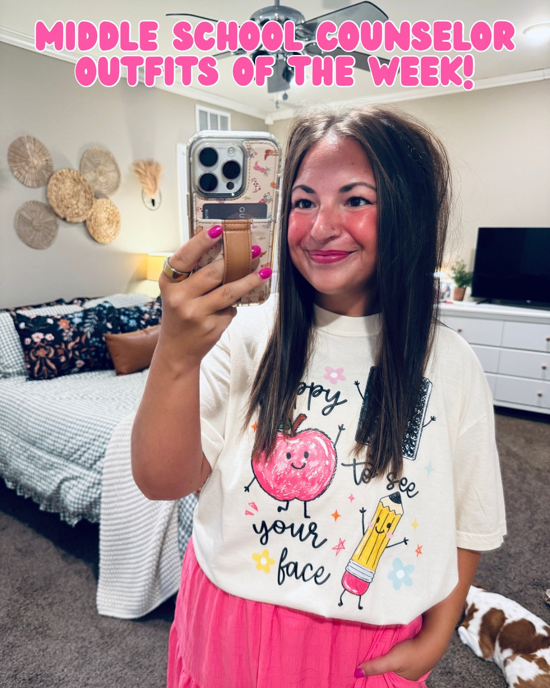 Last week’s middle school counselor outfit round up! 💓🌈💫🍎🫶🏻 + this weekend’s game day fit!

happy to see your face tee linked here: https://thepressedmamaco.com/product/happy-to-see-your-face/?v=92a31fc033f7

#LTKootd #LTKMidsize #LTKWorkwear