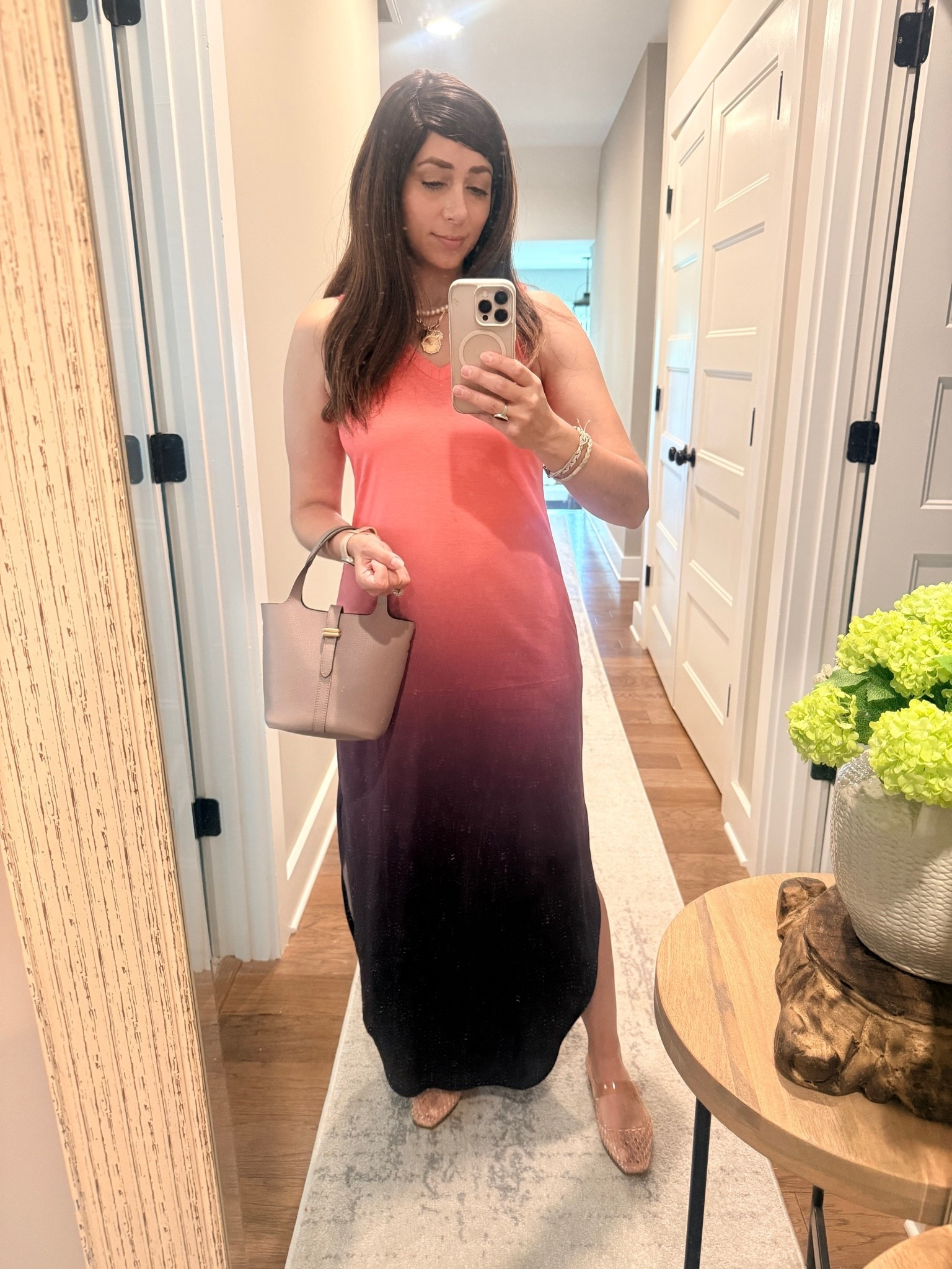 Time for my weekly evidence that I don’t live in yoga pants! Ok I actually do…most of the time. 
This dress was even less than what I paid for it! Purse is on sale at target! Purse and dress less than $20/each! 

#amazonfind #amazondress #jellies #ombredress

#LTKootd #LTKMidsize #LTKSaleAlert