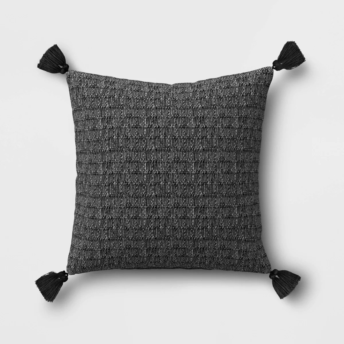 Variegated Solid Tassel Outdoor Lumbar Pillow - Threshold™ | Target