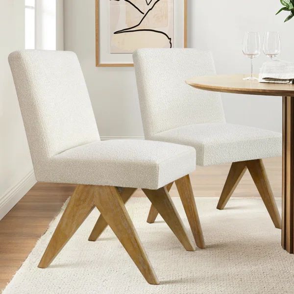 Boria Boucle Dining Chair | Wayfair North America