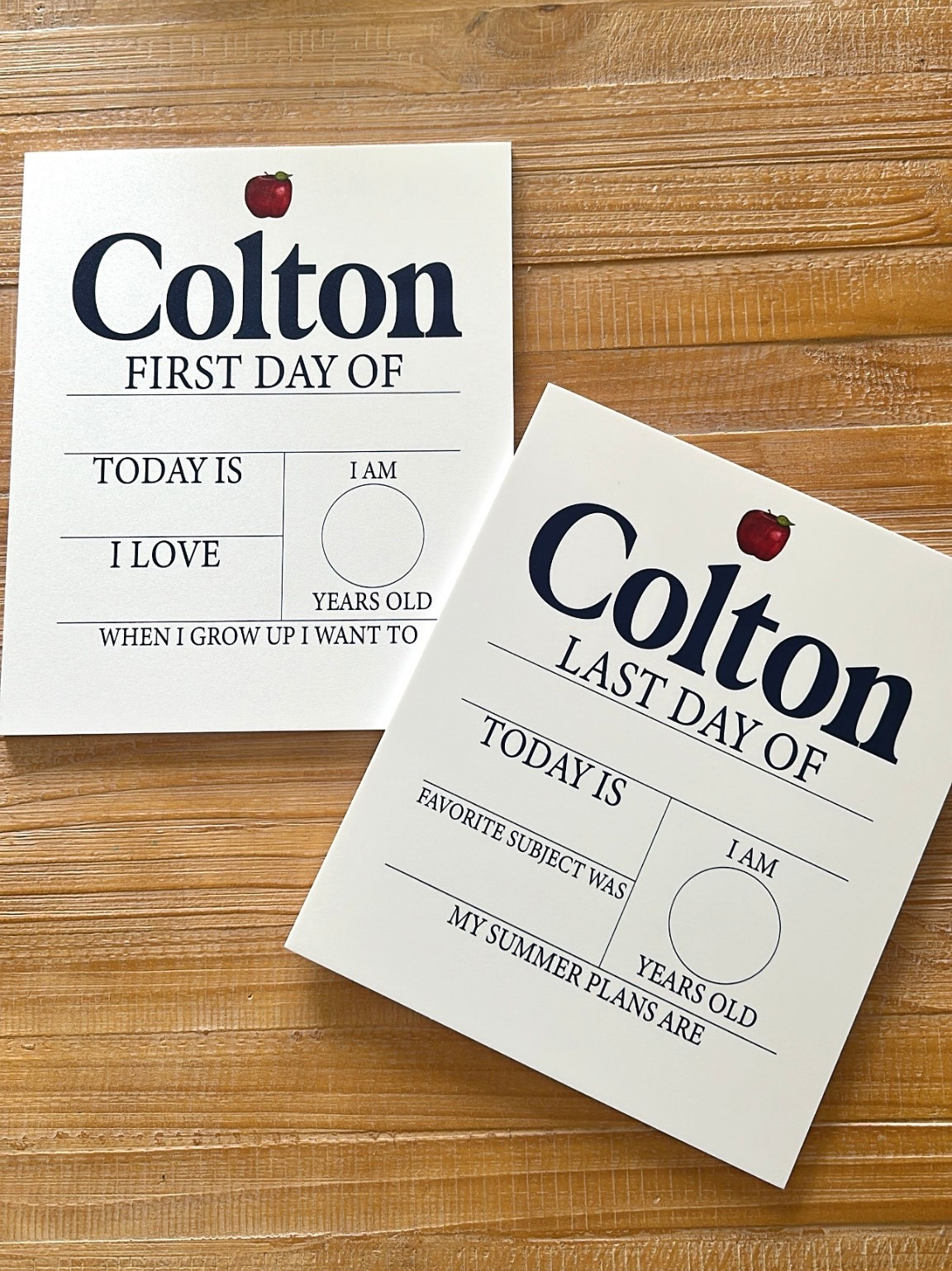 First & Last Day of school signs! I searched for a while to pick a sign I felt was just the right one & I loved this one I found on etsy ✨🍎 I chose to get it in Navy Blue in 10x12!

#LTKKids #LTKFindsUnder100