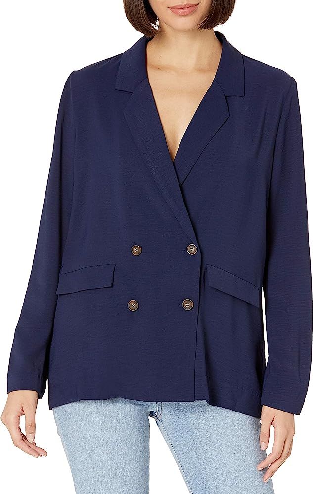 Sugar Lips Women's Double Button Blazer | Amazon (US)