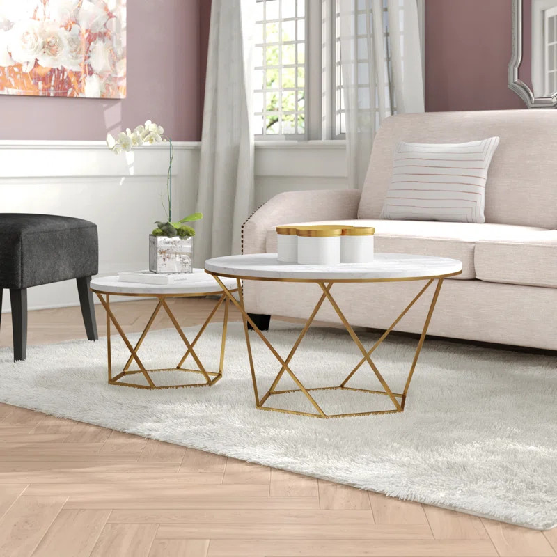 Louisiana Nesting 2 Piece Coffee Table Set | Wayfair North America