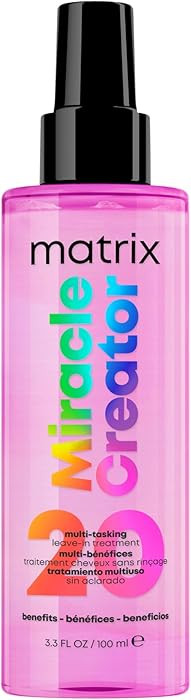 Matrix Miracle Creator Leave-In Conditioner Spray - Heat Protectant, Anti-Frizz, Moisturizing & D... | Amazon (US)