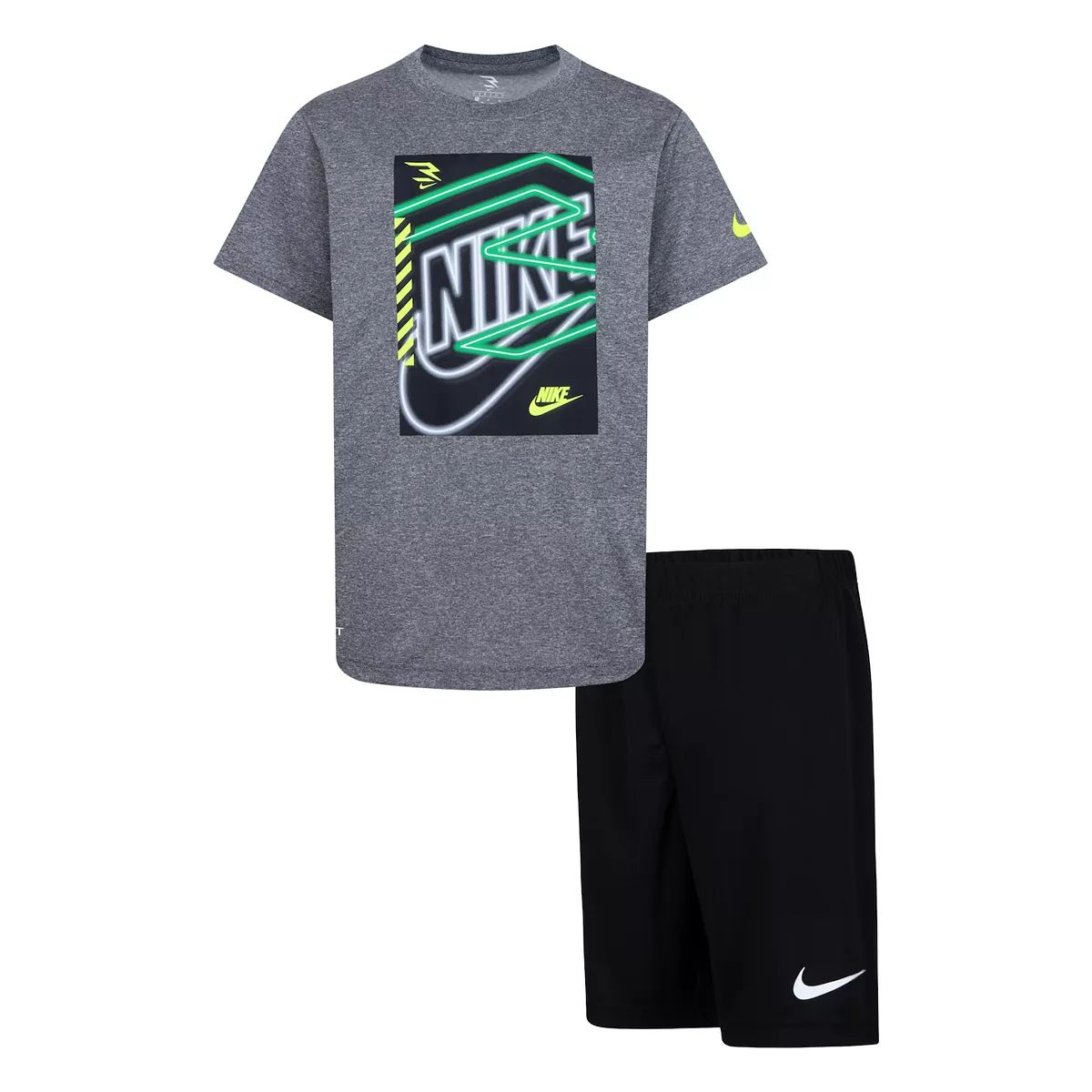 Boys 8-20 Nike 3BRAND by Russell Wilson Futura Logo Dri-FIT T-Shirt and Athletic Shorts 2-piece S... | Kohl's