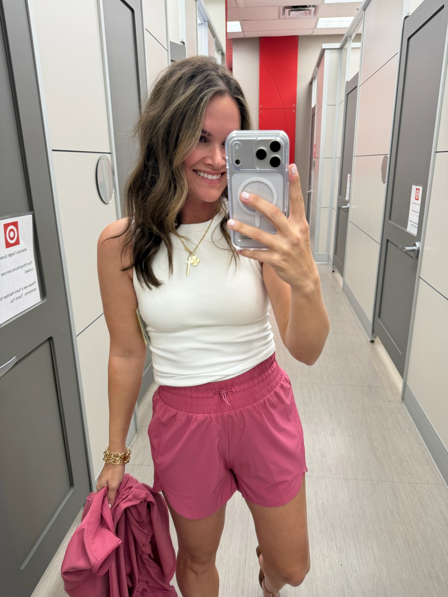 My go to mom shorts. High rise, built in liner, great length. Too many colors to count! 

 

#LTKdayinmylife #LTKgrwm #LTKootd