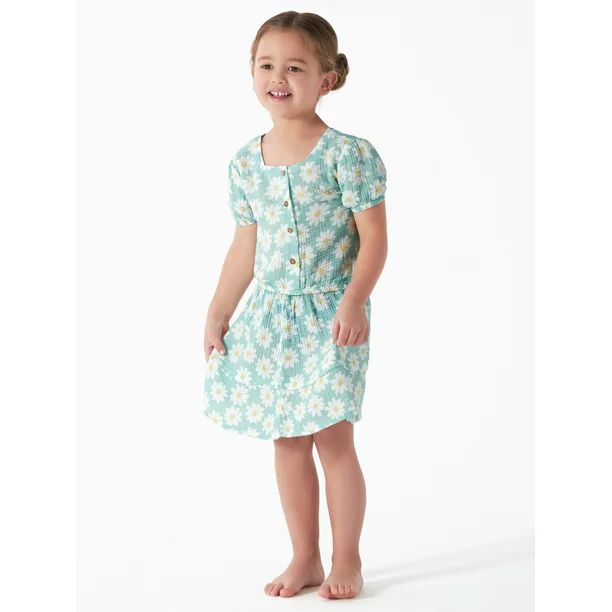 Modern Moments by Gerber Baby and Toddler Girls Top and Skirt Set, 2-Piece, Sizes 12M-5T | Walmart (US)