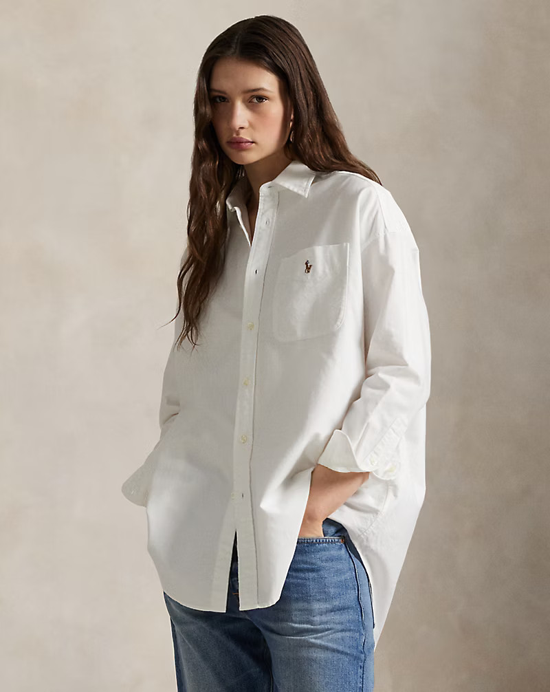 The Big Cotton Oxford Shirt | Ralph Lauren (UK)