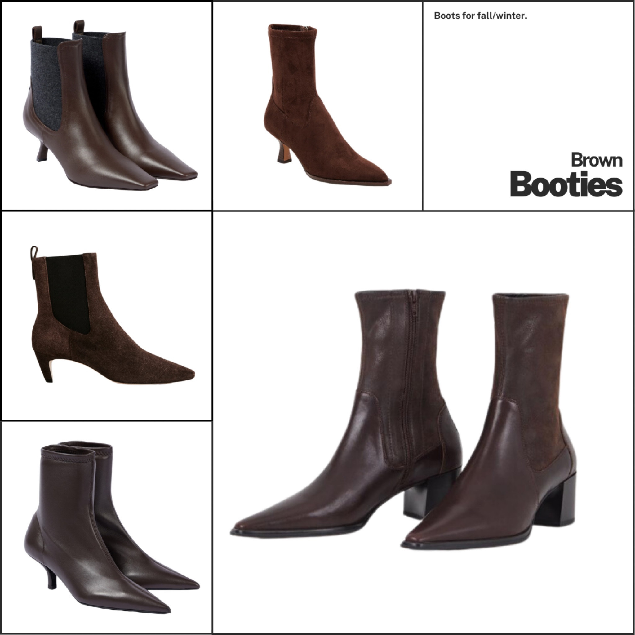 Brown booties for fall/autumnn

#LTKWorkwear #LTKStyleTip