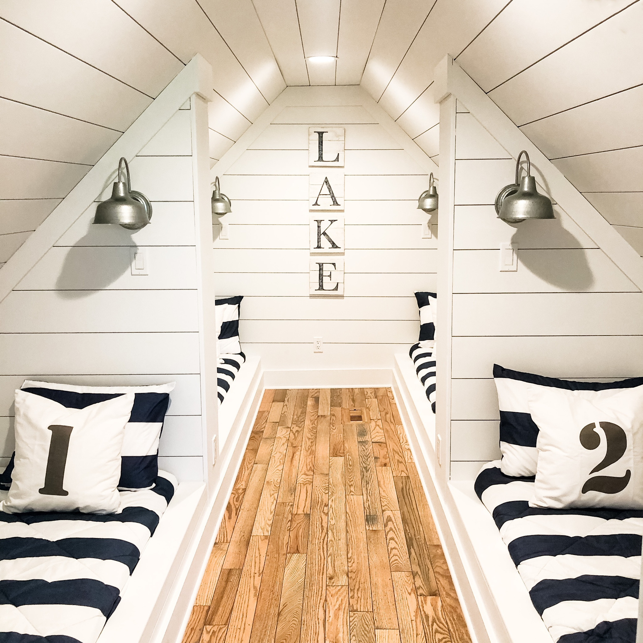 We created this bunk room out of an unfinished attic space at our very first fixer upper project!

(Kid’s room, bunk room, kids bedroom decor, lake house decor,  blue and white stripe comforter, coastal bedroom, coastal decor, coastal farmhouse, modern coastal, coastal children’s decor, lake house, boy’s bedroom)

#LTKunder100 #LTKhome #LTKkids